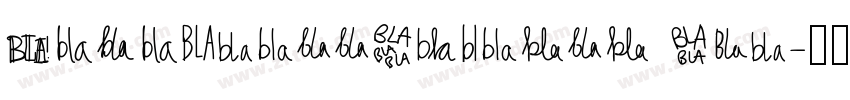 NotoSanssChinese Bla字体转换